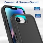 For Iphone 16e 6 1  2025 Heavy Duty Shockproof Rugged Case With Screen Protector