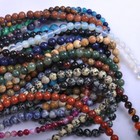 Wholesale Natural Gemstone Round Spacer Loose Beads 4mm 6mm 8mm 10mm 12mm