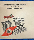 Vintage Swihart Farm Store North Liberty In Mailing Envelope Egg Graphic