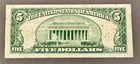 Series 1953  5 Blue Seal Silver Certificate Lincoln Note A87666675a Crisp Au