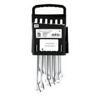 Metric Combination Wrench Set 12-piece Sae And Mm Tools With Roll Pouch