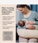 Boppy Nursing Pillow  oatmeal Quilt  New Shape