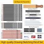 Drawing Sketching Pencil Set  42 Pack Pro Art Pencil Kit With Graphite Pencil   