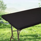  8ft Waterproof Folding Rectangle Tablecloth 8ft  96x 30 Inch Printed 38