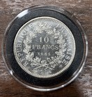 1965-73 France Silver 10 Franc Hercules Brilliant Uncirculated  900 Fine Silver