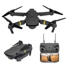 4k Drone Hd Wide Angle Camera Drone Wifi Foldable Rc Quadcopter E58 2 Batteries