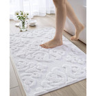Bath Mats 17 X 30 Soft Non Slip Absorbent Carpet Rug For Bathroom Shower Floor