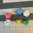 Tsr 1977 D d Holmes Basic Vintage Polyhedra Dice  6 Total