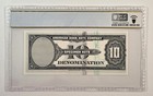 Abnc 10 Units 1929 Specimen Test Note Malaysia Tiger Pcgs 63 Ppq Abnc-101f