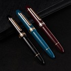Wingsung 630 Screw Piston Resin Fountain Pen 14k Gold Nib Ef f b m Writing