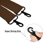 Buyless Fashion Suspenders - 48  Elastic Adjustable 2  Wide - X Back Black Hooks