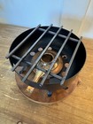 Vintage Mid Century Modern Fondue Burner Stand Black Iron Rechaud Swiss Made