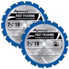7-1 4 In  X 18-tooth Fast Framing Circular Saw Blade Tools Equipment 2-pack New
