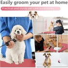 36  foldable adjustable Dog Grooming Cat Drying Desktop With Arms Nooses Mesh 