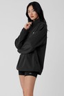 New Aio Yoga Women s Takeaway Track Pullover Quarter-zip Jacket