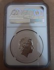 2019 Captain America 1 Oz Silver Coin Ngc Ms70  Marvel