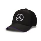 Mercedes Amg Petronas F1 Team Lewis Hamilton Trucker Baseball Cap Hat Black 2024