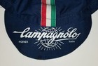 Campagnolo Cycling Hat Vintage 80s Navy Blue Bike Cyclist Lightweight Usa Made