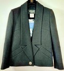 5k Chanel 2015 2016 Black Tweed Jacket 34 36 4 6 Coat Cc Logo Button Top S M