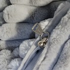 Pottery Barn Teen Channel Cloud Fur Bean Bag Cover Marketing Sample Light Gray