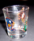 Vintage - Hand Painted  - Souvenir Shot Glass  - Rare - Collectible