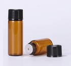 Elfenstall 10pcs 5ml 1 6oz Amber Glass Bottle 5 Ml  pack Of 10   Amber-10pcs