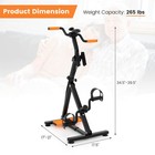 Pedal Exerciser Height   Length-adjustable Full Body Exercise Bike