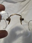Vintage 1 10 12k Gf Gold Filled Rimless Eyeglasses Marked Jdb Rare