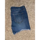 Refuge Women   s Size 12 Denim Shorts Frayed Raw Hem Medium Wash