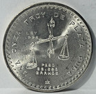 Mexico 1 Onza  1979 Or 1980  Screw Press Silver Ounce--original Uncirculated