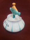 Vtg 1959 Holt Howard Pixieware Relish Jar Minimal Crazing Spoon Intact Mcm Htf