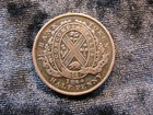 Old World Token Coin Bank Of Montreal Canada 1 2 Half Penny 1844 Kmtn18  579 
