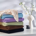 3pc Flannel Massage Table Sheet Set Off White W  Cover Face Cushion Beauty Bed