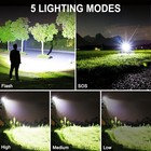 Rechargeable Led Torch Xhp90 2 990000lm 5 Modes Zoom Waterproof Light