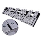 Foldable 30 Note Glockenspiel Xylophone Wooden Frame Aluminum Bars Educationa   