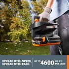 Worx 20v Cordless Spreader 6-speeds 5-ft Max Distance Fertilizer Seed Broadcast
