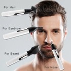 4 In 1 Electric Hair Trimmer Ear Nose Beard Eyebrow Shaver Usb Rechargeable Men