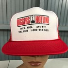 Milwaukee Diggers Hotline Vtg Mesh Trucker Snapback Baseball Hat Cap Two Tone