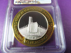Casino Silver Strike Binion s Horseshoe 2001 50th Anniversary Graded Ms69 By Icg