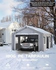 13x20 Ft Heavy Duty Carport Canopy Tent Garage Shelter W  Roll-up Door Windows
