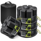 4 Pack Rv Leveling Blocks - Heavy Duty Trailer Jack Blocks For Travel Trailers 