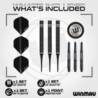 Winmau Blackout Series 16g Parallel Soft Tip Dart Set   90  Tungsten Dart  Pr   