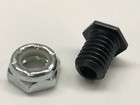 Racing Threaded Nut Inserts 10 Pack Steel Body Fasteners Racecar Bodies Black