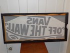 Vintage Vans Off The Wall Cloth Over Frame Store Display