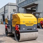 Free Ship 2 Ton Road Roller Double Drum Vibratory Road Soil Asphalt Compactor