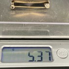 Vintage Modernist Dimensional Denmark Ne From Sterling Silver Pin Brooch