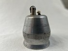 Vintage Metal Table Lighter Trench Art Silver Tone Tapered Shape Tobacciana