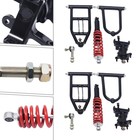 Front Suspension Shock Swing Arm Full Kit For Go Kart Quad Bike Atv