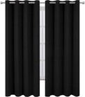 Blackout Curtains 52x84 Inches Set Of 2 Panels Polyester Darkening