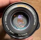 Minolta Rokkor-x 50mm F 1 7 Md Camera Lens Made In Japan W  Caps